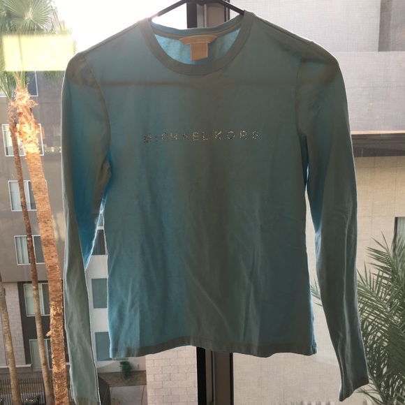 MICHAEL Michael Kors Tops - NWOT powder blue Michael Kors long sleeve tee